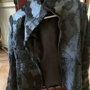 Cow print coat from Canada